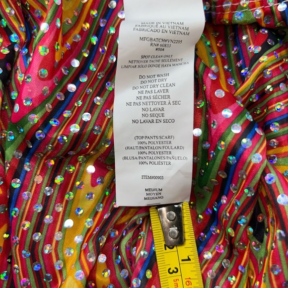 California Costumes DiscoLicious Women's Costume size M new - Picture 7 of 8